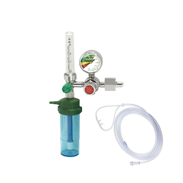Regolatore di ossigeno medico universale con uso ospedaliero per tubi di ossigeno nasale