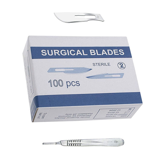 Blade chirurgico monouso Blade chirurgico sterile Blade in acciaio al carbonio